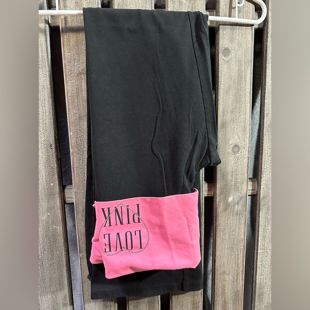 Pink yoga pants